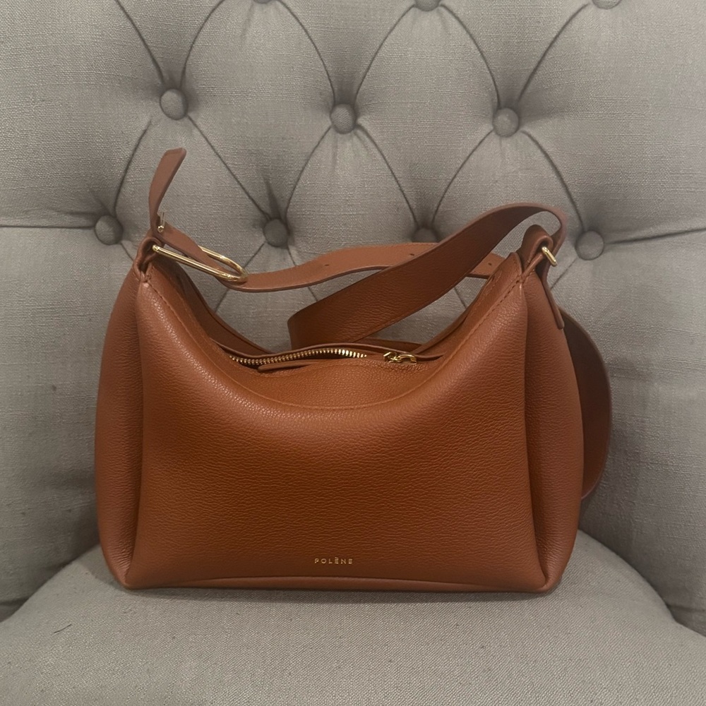 Polene Umi Bag in Cognac